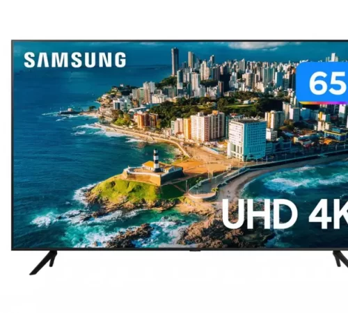 Smart TV 65” UHD 4K LED Samsung 65CU7700 - Wi-Fi Bluetooth Alexa 3 HDMI